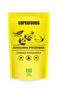 ASHWAGANDHA SPROSZKOWANA BIO 150 g - BIO PLANET SUPERFOODS