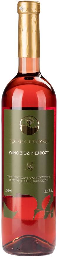 WINO RÓŻOWE SŁODKIE DZIKA RÓŻA BIO 0,75 L - POTĘGA TRADYCJI