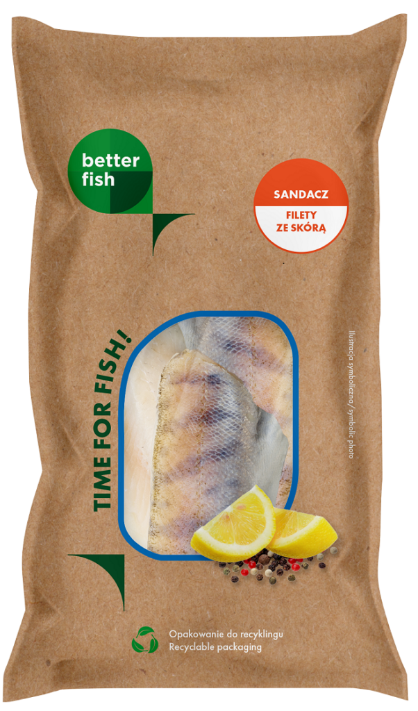 SANDACZ ZE SKÓRĄ MROŻONY 450 g – BETTER FISH