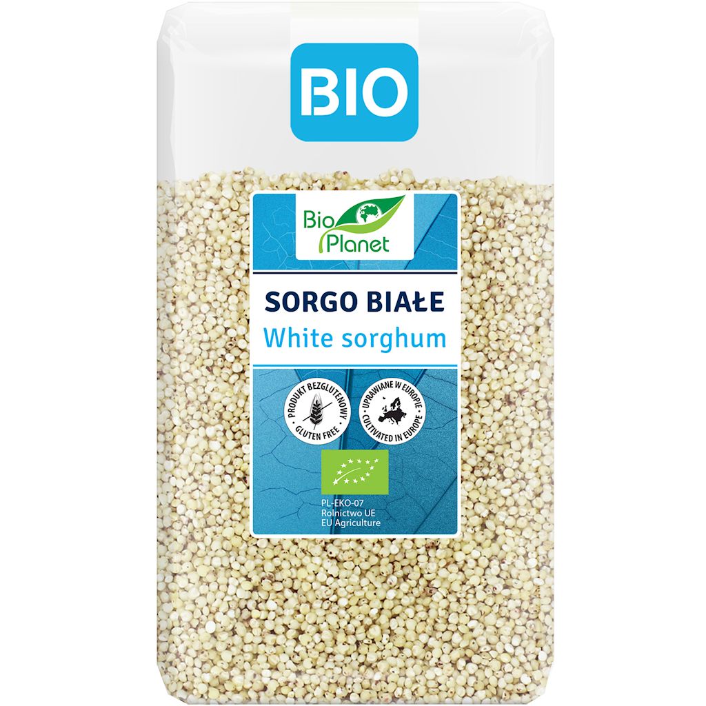 SORGO BIAŁE OBŁUSZCZONE BEZGLUTENOWE BIO 1 kg – BIO PLANET