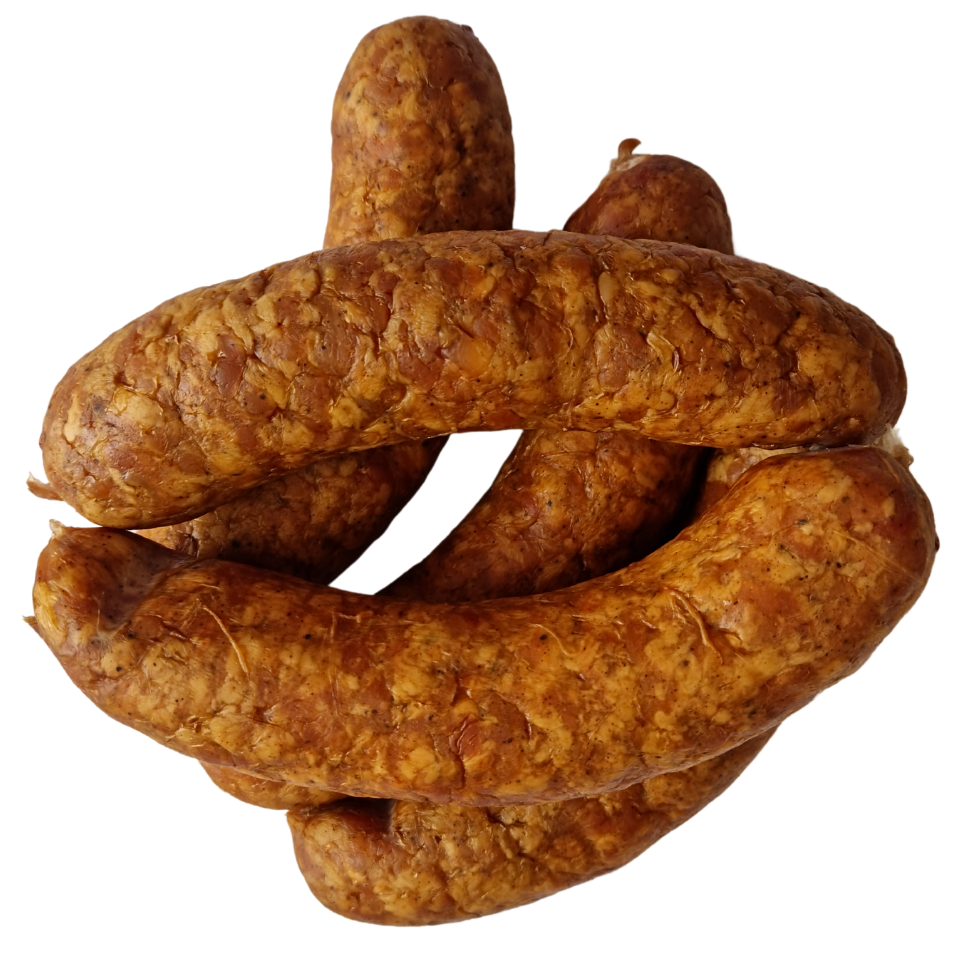 KIEŁBASA GRILLOWA BIO 450 g – WASĄG (NA ZAMÓWIENIE – PRODUKT SEZONOWY)