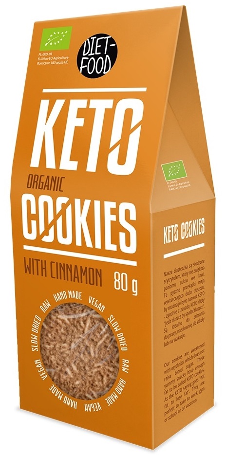 CIASTKA Z CYNAMONEM KETO BIO 80 g – DIET-FOOD