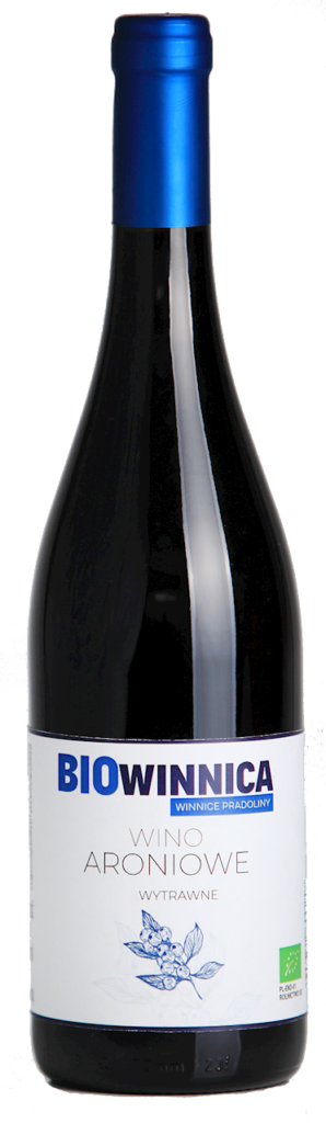 WINO ARONIOWE WYTRAWNE BIO 750 ml – WINNICE PRADOLINY (BIOWINNICA)