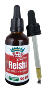GRZYBY REISHI EKSTRAKT W KROPLACH 50 ml - ROYAL BRAND