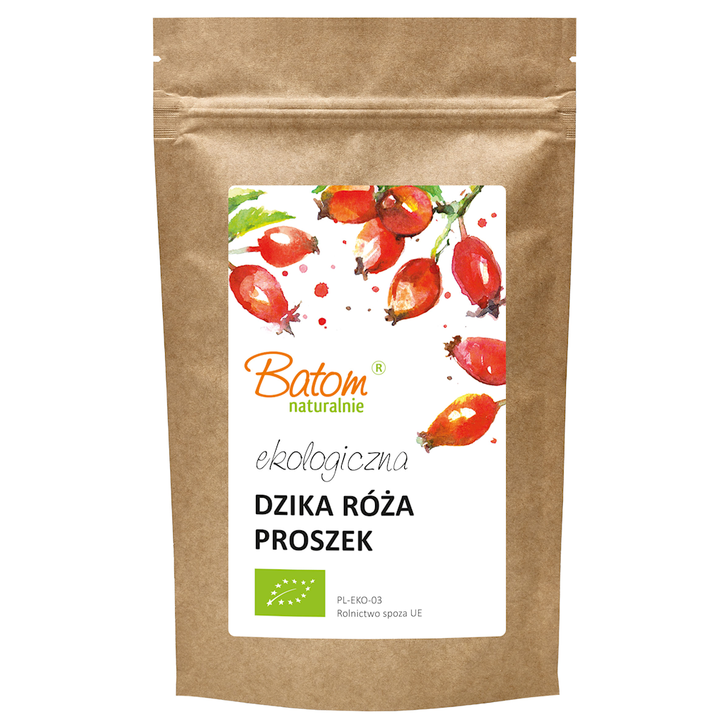 DZIKA RÓŻA PROSZEK BIO 100 g – BATOM