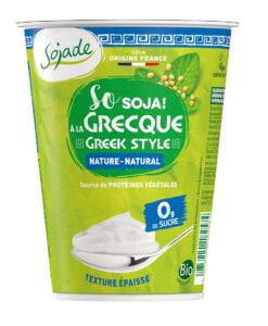 przecena PRODUKT SOJOWY NATURALNY TYPU GRECKIEGO BEZGLUTENOWY BIO 400 g - SOJADE