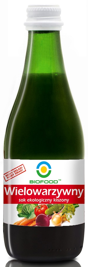 SOK WIELOWARZYWNY KISZONY NFC BEZGLUTENOWY BIO 300 ml - BIOFOOD