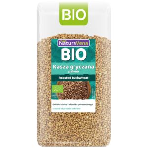 KASZA GRYCZANA PALONA BIO 500 g - NATURAVENA