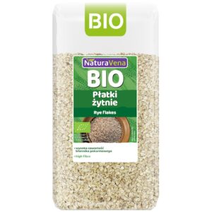 PŁATKI ŻYTNIE BIO 300 g - NATURAVENA