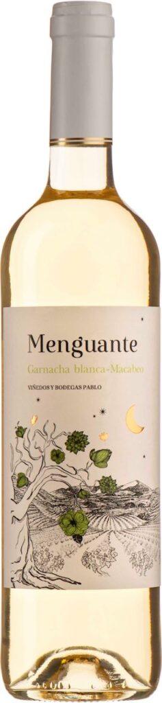 WINO BIAŁE WYTRAWNE GARNACHA BLANCA-MACABEO BIO 0,75 L (HISZPANIA) – MENGUANTE