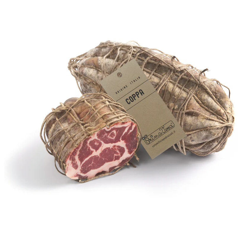 KARKÓWKA SEZONOWANA (COPPA STAGIONATA) BIO (około 1,0 kg) – PRIMAVERA (NA ZAMÓWIENIE)