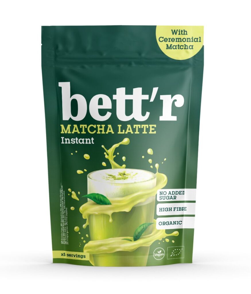 MATCHA LATTE BEZ DODATKU CUKRÓW BIO 200 g – BETT’R