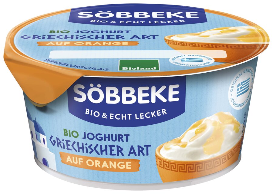 JOGURT TYPU GRECKIEGO Z POMARAŃCZĄ IO 150 g – SOBBEKE