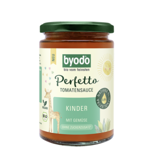 SOS POMIDOROWY Z WARZYWAMI DLA DZIECI BEZ DODATKU CUKRÓW BIO 340 ml - BYODO