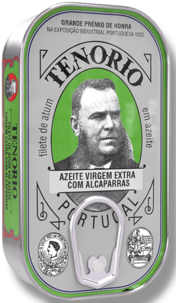 TUŃCZYK PŁATY W OLIWIE Z OLIWEK EXTRA VIRGIN Z KAPARAMI 120 g (78 g) – TENORIO