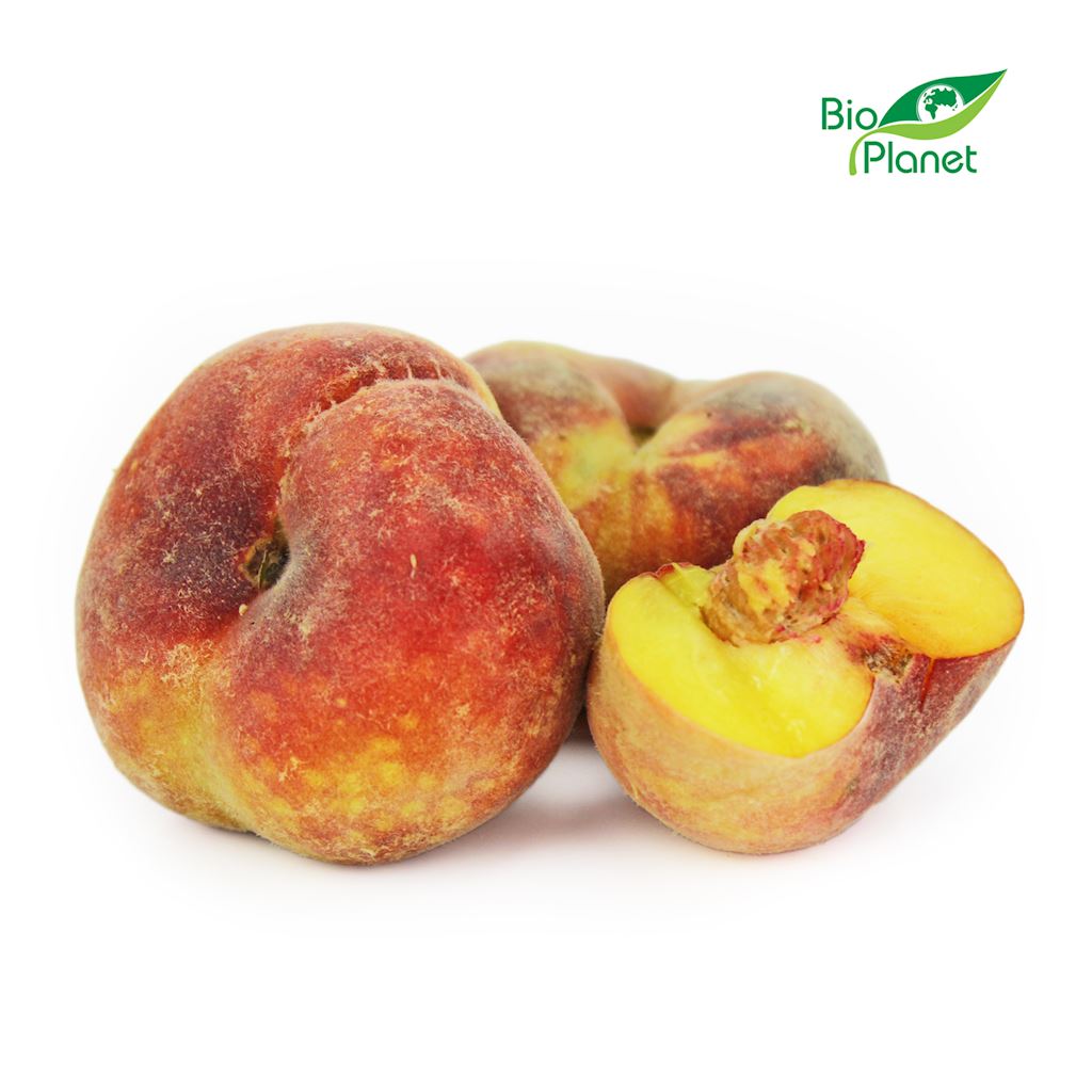 OPAKOWANIE ZBIORCZE (kg) – BRZOSKWINIE UFO ŚWIEŻE BIO (około 3 kg)