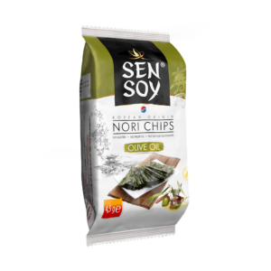 CHIPSY NORI Z OLIWĄ Z OLIWEK BEZGLUTENOWE 4,5 g - SEN SOY