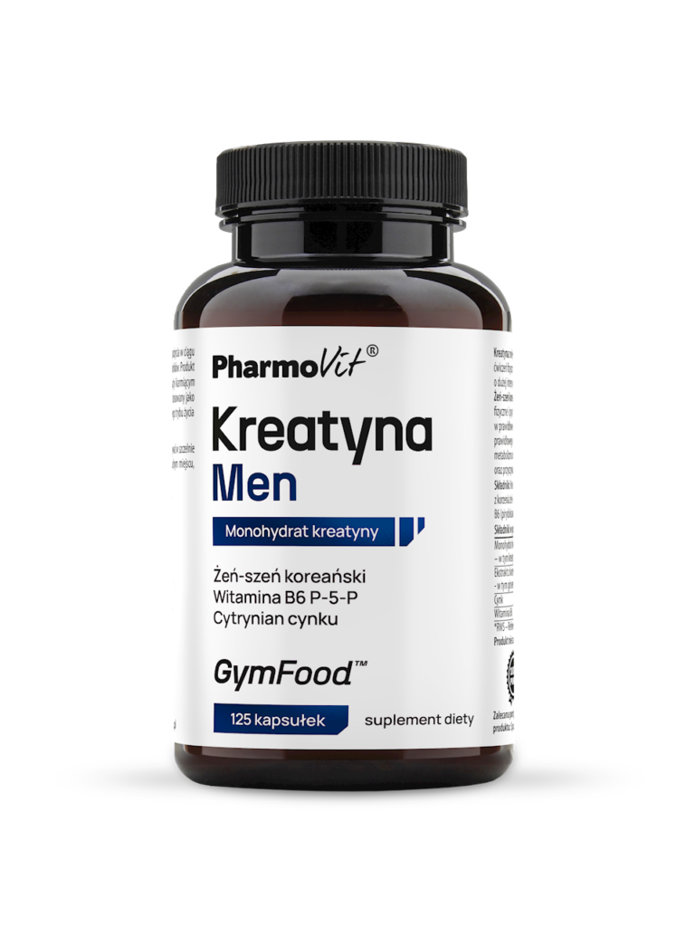 KREATYNA MEN BEZGLUTENOWA 125 KAPSUŁEK – PHARMOVIT (GYM FOOD)