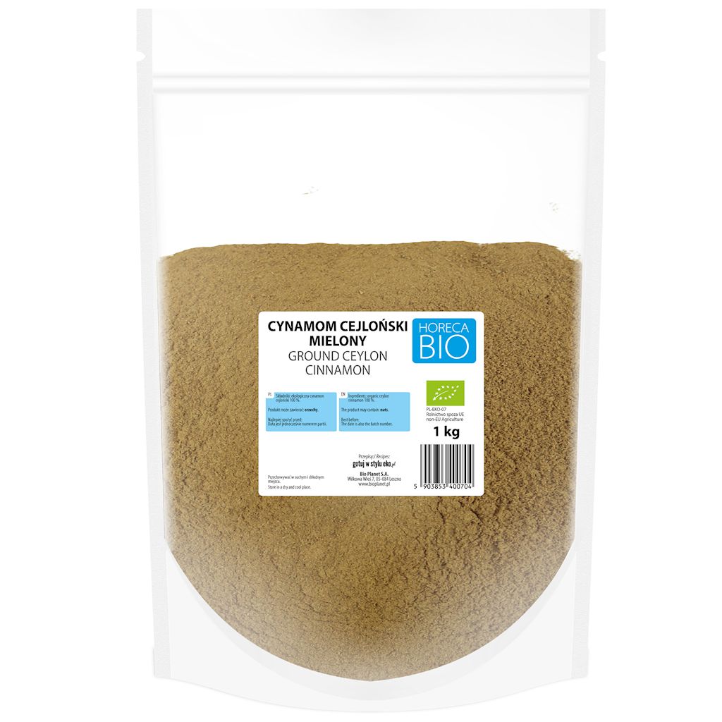 CYNAMON CEJLOŃSKI MIELONY BIO 1 kg – HORECA (BIO PLANET)