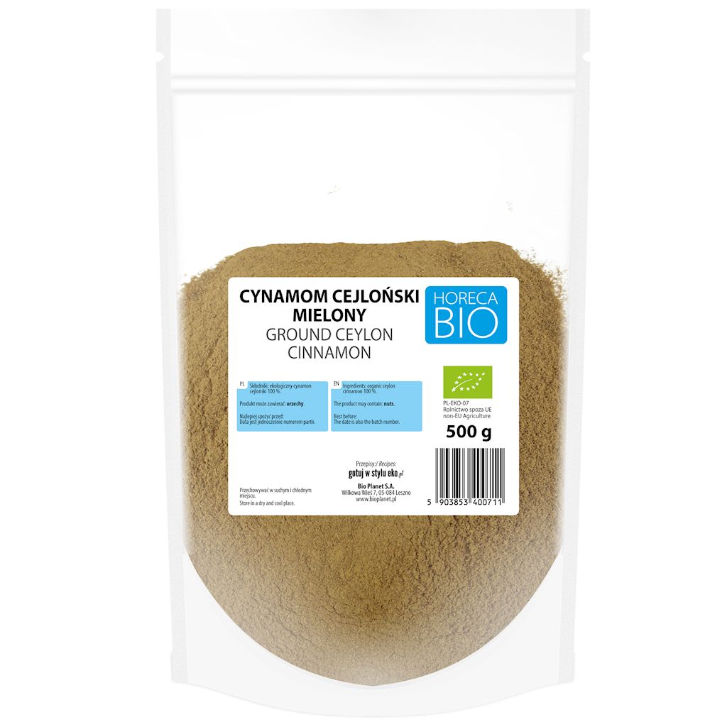 CYNAMON CEJLOŃSKI MIELONY BIO 500 g – HORECA (BIO PLANET)