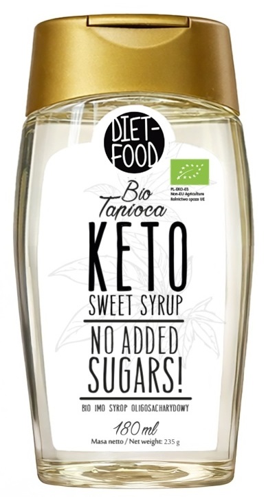 SYROP Z TAPIOKI KETO BEZGLUTENOWY BIO 180 ml – DIET-FOOD