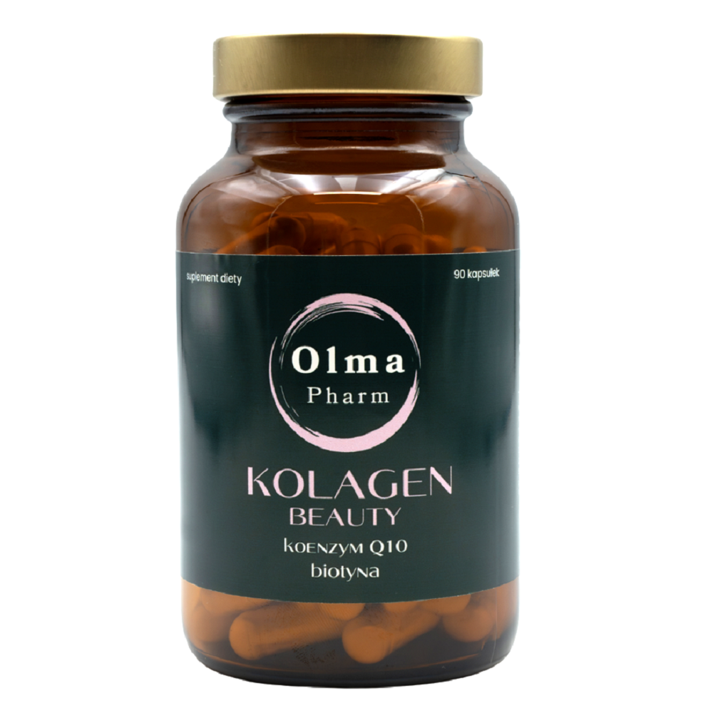 KOLAGEN BEAUTY Z KOENZYMEM Q10 I BIOTYNĄ 90 KAPSUŁEK – OLMA PHARM
