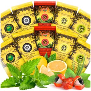 ZESTAW PRÓBEK YERBA MATE MIX (10 x 50 g) 500 g - YERBA MATE GREEN