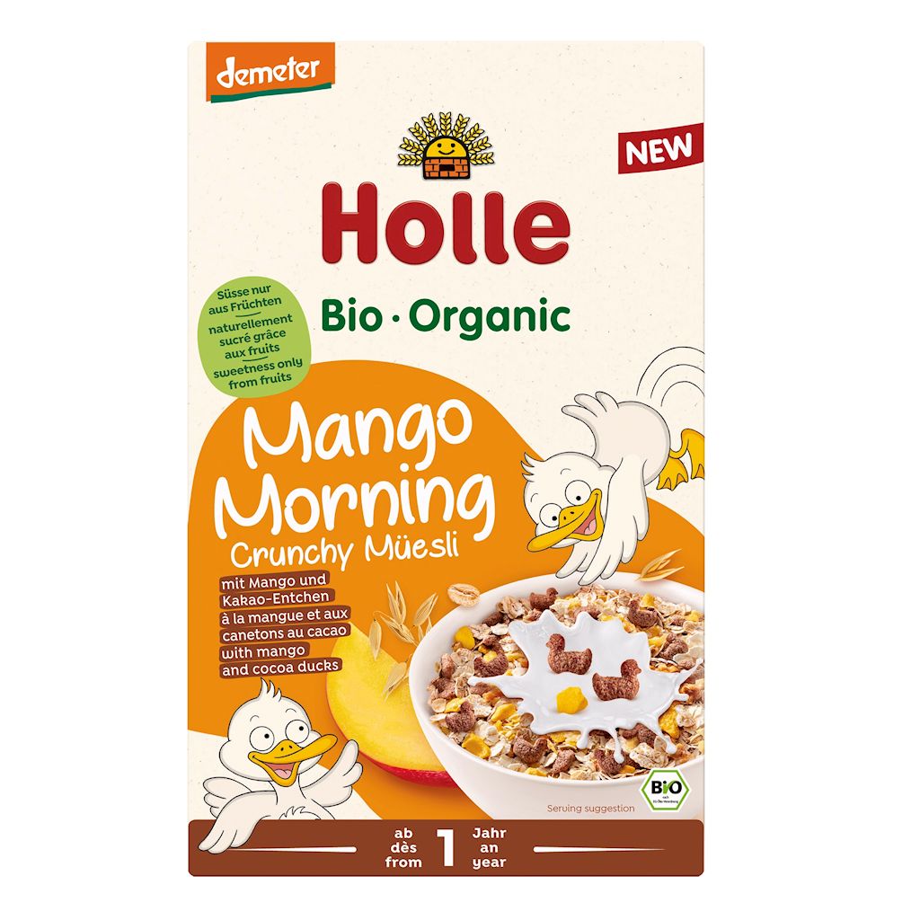 MUSLI Z MANGO BEZ DODATKU CUKRÓW OD 1 ROKU DEMETER BIO 200 g – HOLLE