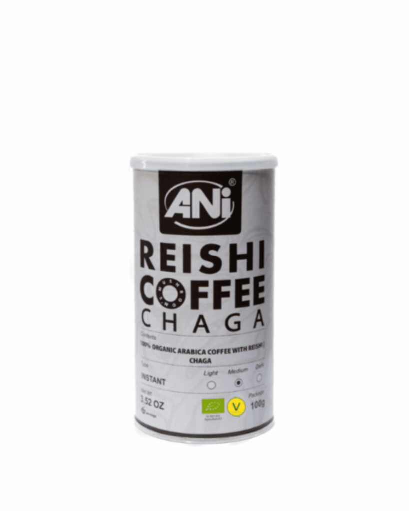 KAWA ROZPUSZCZALNA ARABICA Z REISHI I CHAGA BIO 100 g – ANI