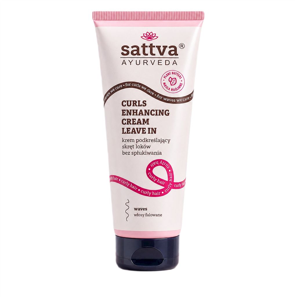 KREM PODKREŚLAJĄCY SKRĘT LOKÓW BEZ SPŁUKIWANIA 200 ml – SATTVA (AYURVEDA)
