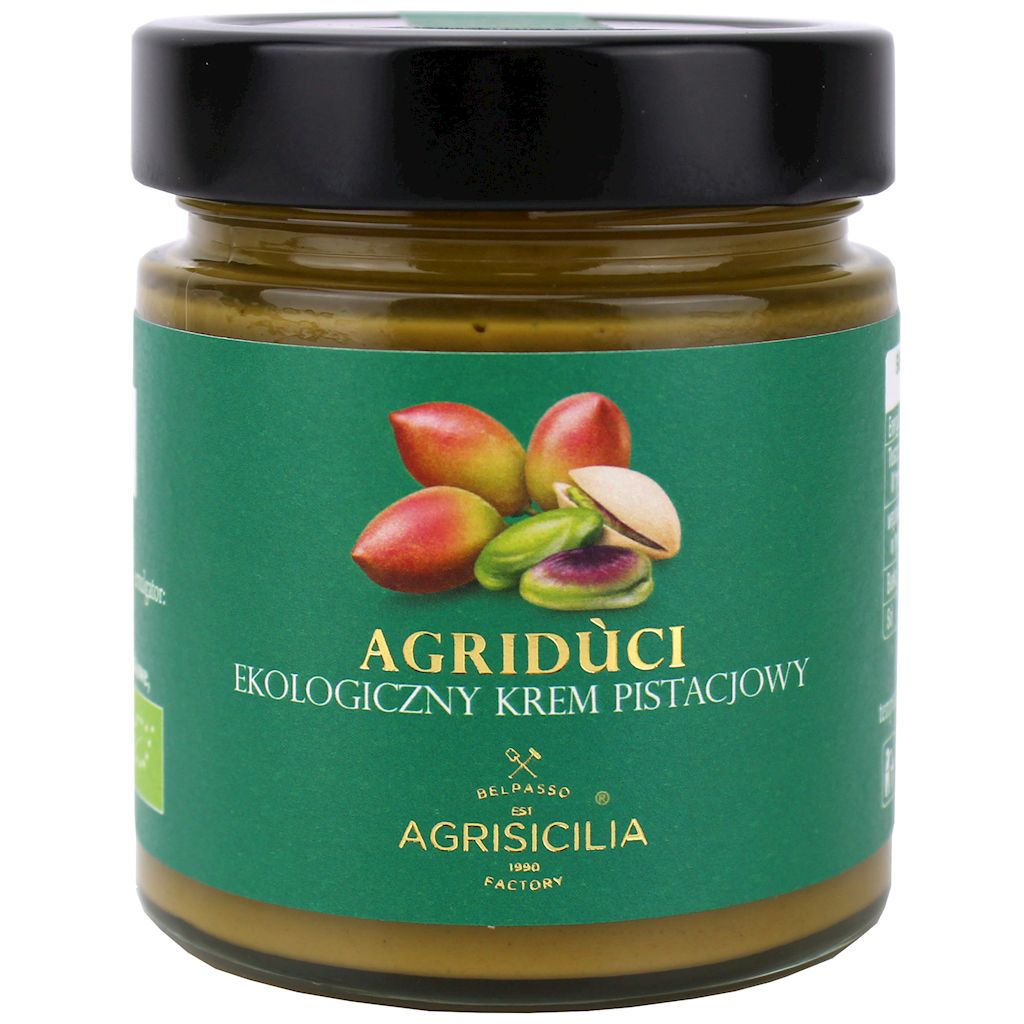 przecena KREM PISTACJOWY BIO 200 g – AGRISICILIA