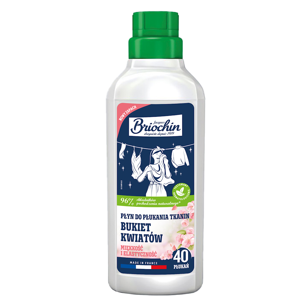 PŁYN DO ZMIĘKCZANIA TKANIN KWIATOWY 750 ml (40 PRAŃ) – BRIOCHIN