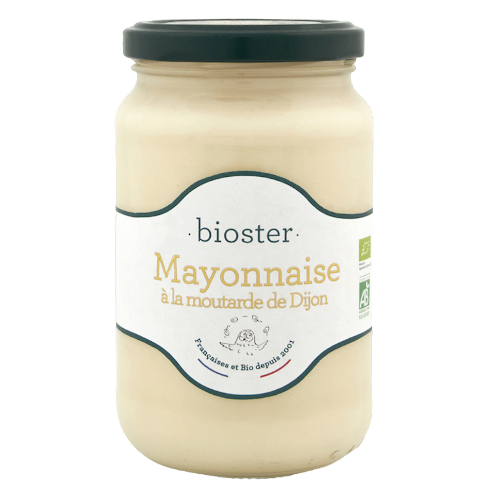 MAJONEZ JAJECZNY Z MUSZTARDĄ DIJON BIO 470 g – BIOSTER
