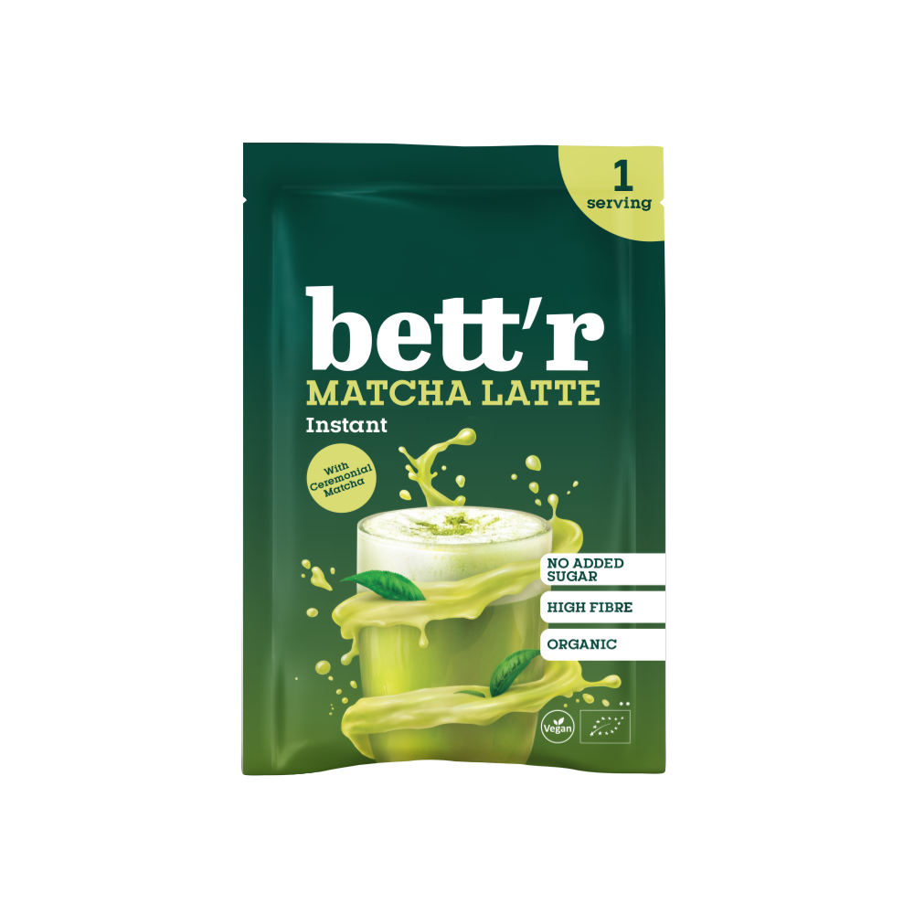MATCHA LATTE BEZ DODATKU CUKRÓW BIO 40 g – BETT’R