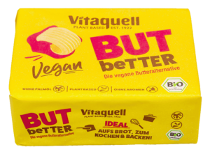SMAROWIDŁO ROŚLINNE BEZ OLEJU PALMOWEGO (VEGAN BUTBETTER) BIO 250 g - VITAQUELL
