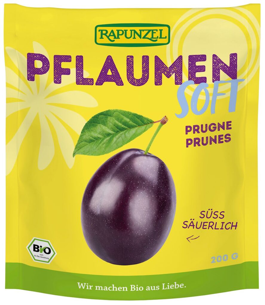 ŚLIWKI SOFT BEZ PESTEK BIO 200 g – RAPUNZEL
