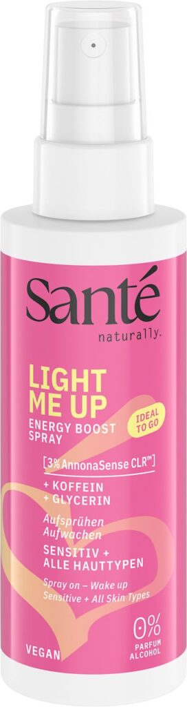 SPRAY ENERGETYZUJĄCY DO TWARZY Z KOFEINĄ ECO 75 ml – SANTE