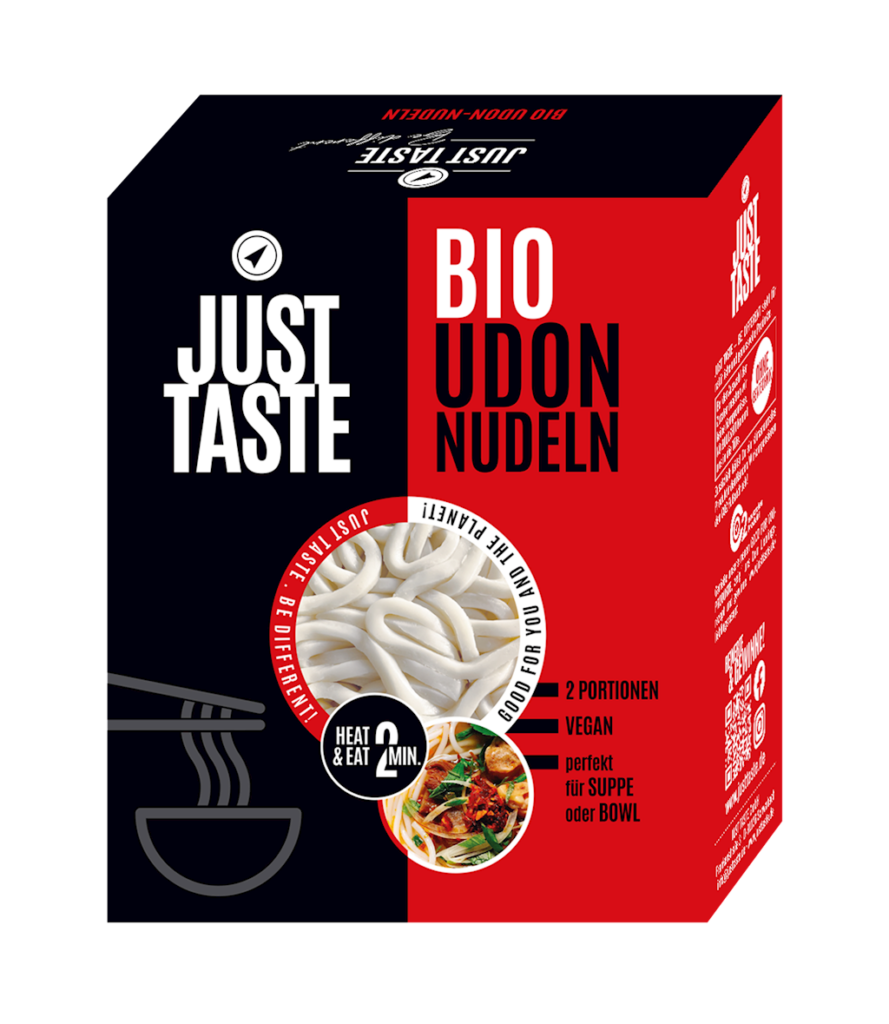 MAKARON UDON BIO (2 x 150 g) 300 g – JUST TASTE