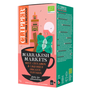 HERBATKA Z MIĘTĄ, CYNAMONEM I LUKRECJĄ (MARRAKESH MARKETS) BIO (20 x 1,75 g) 35 g - CLIPPER