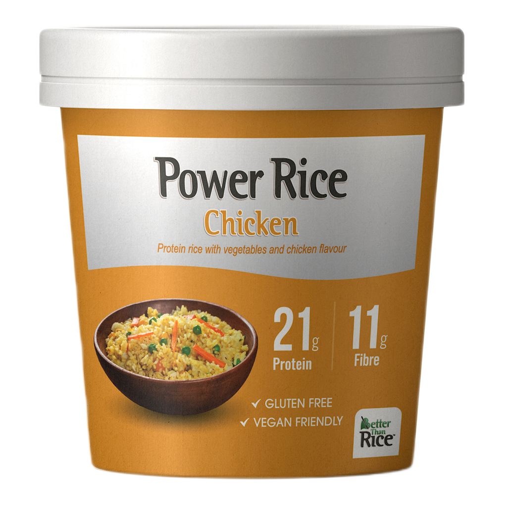 RYŻ PROTEINOWY INSTANT W KUBKU Z WARZYWAMI O SMAKU KURCZAKA 110 g – BETTER THAN RICE