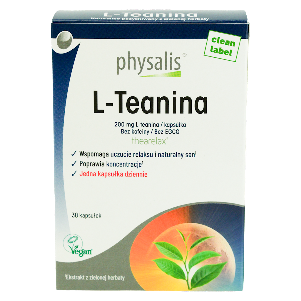 L-TEANINA 30 KAPSUŁEK – PHYSALIS