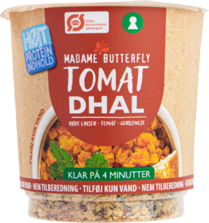 DANIE BŁYSKAWICZNE PROTEINOWE DAL POMIDOROWY BIO 60 g - MADAME BUTTERFLY