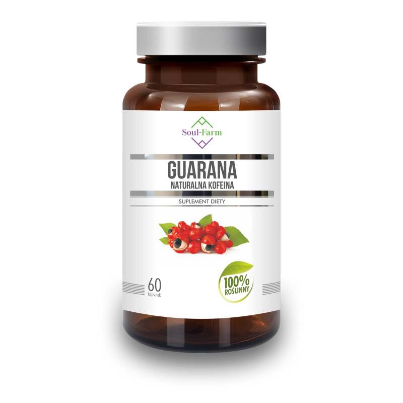 GUARANA EKSTRAKT (440 mg) 60 KAPSUŁEK – SOUL FARM