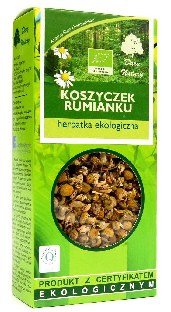 HERBATKA KOSZYCZEK RUMIANKU BIO 25 g – DARY NATURY