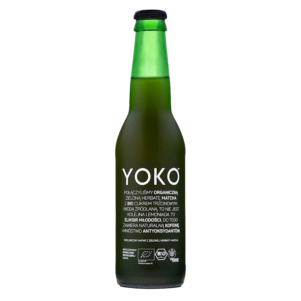 NAPÓJ Z ZIELONEJ HERBATY MATCHA CYTRUS BEZGLUTENOWY BIO 330 ml – YOKO