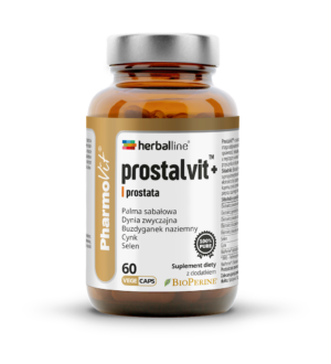 KAPSUŁKI NA PROSTATĘ (PROSTALVIT) BEZGLUTENOWE 60 szt. - PHARMOVIT (HERBALLINE)