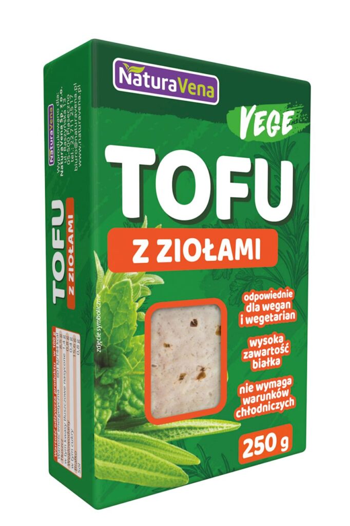 przecena TOFU Z ZIOŁAMI 250 g – NATURAVENA