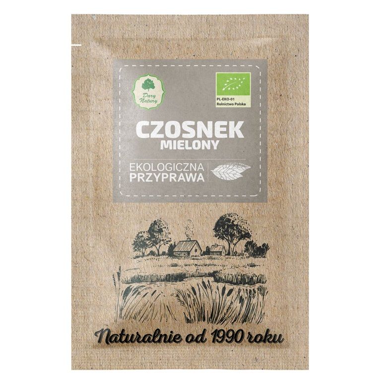CZOSNEK MIELONY BIO 20 g – DARY NATURY