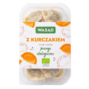 PIEROGI Z KURCZAKIEM BIO 400 g - WASĄG (NA ZAMÓWIENIE)