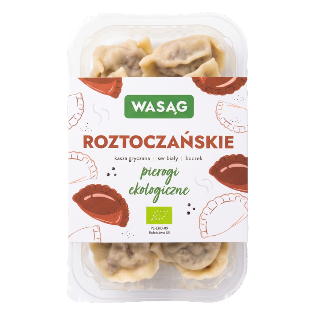 PIEROGI ROZTOCZAŃSKIE BIO 400 g – WASĄG (NA ZAMÓWIENIE)